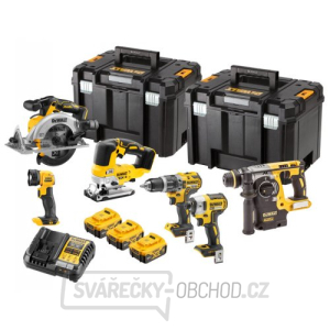 Aku bezuhlíková kombo sada nářadí 18V 3x5,0 Ah XR DeWALT DCK690P3T Aku bezuhlíková kombo sada nářadí 18V 3x5,0 Ah XR DeWALT DCK690P3T gallery main image