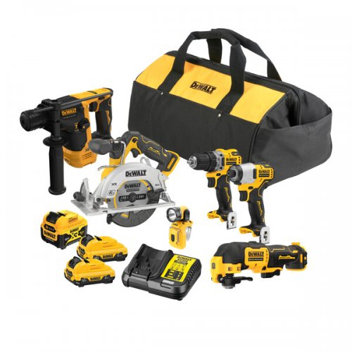 Levně Aku bezuhlíková kombo sada nářadí 12V 1x5,0/2x2,0 Ah XR DeWALT DCK611P1D2 DCK611P1D2