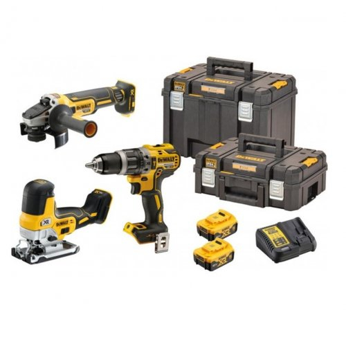 Levně Aku bezuhlíková kombo sada nářadí 18V 2x5,0 Ah XR DeWALT DCK329P2T DCK329P2T