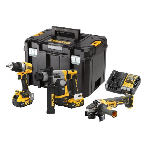 Levně Aku bezuhlíková kombo sada nářadí 18V 2x5,0 Ah XR DeWALT DCK355P2T DCK355P2T
