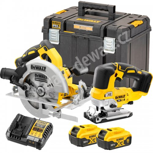 Levně Kombo sada aku nářadí 18V/2x5,0Ah DeWALT DCK2012P2T DCK2012P2T