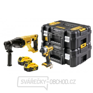 Aku bezuhlíková kombo sada nářadí 18V 2x4,0 Ah XR DeWALT DCK2023M2T Aku bezuhlíková kombo sada nářadí 18V 2x4,0 Ah XR DeWALT DCK2023M2T gallery main image