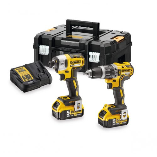 Levně Kombo sada aku nářadí 18V XR 2x5,0 Ah DeWALT DCK266P2T DCK266P2T