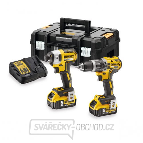 Kombo sada aku nářadí 18V XR 2x5,0 Ah DeWALT DCK266P2T