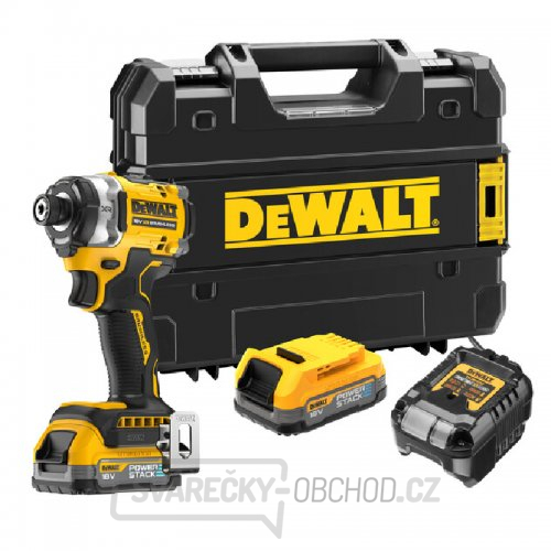 Aku rázový utahovák 18V 2x1,7Ah Tstak DeWALT POWERSTACK DCF860E2T Aku rázový utahovák 18V 2x1,7Ah Tstak DeWALT POWERSTACK DCF860E2T gallery main image