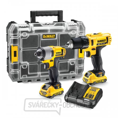 Kombo sada aku nářadí 10,8V XR 2x2,0 Ah DeWALT DCK211D2T