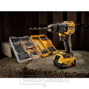Aku bezuhlíková vrtačka s příklepem XR Li-Ion 18V/2x5,0Ah k výročí 100 let DeWALT DCD100YP2T náhled