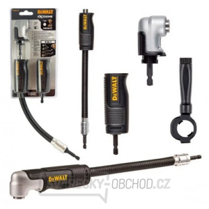 Pravoúhlý šroubovací nástavec 4v1 DeWALT DT20502 Pravoúhlý šroubovací nástavec 4v1 DeWALT DT20502 gallery main image