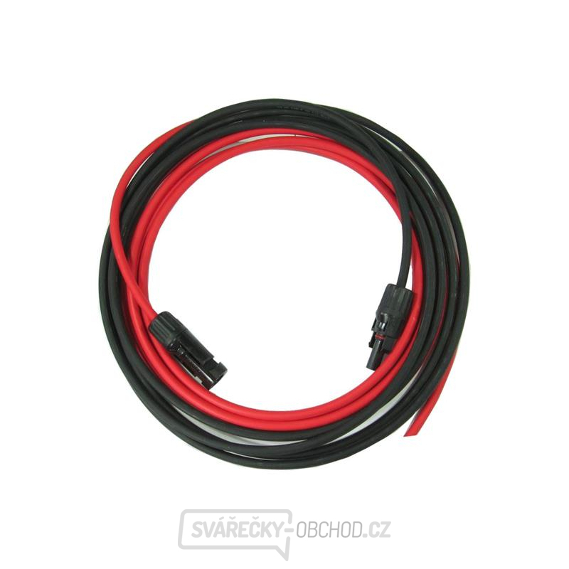 Solární kabel 4mm2, červený+černý s konektory MC4, 10m gallery main image
