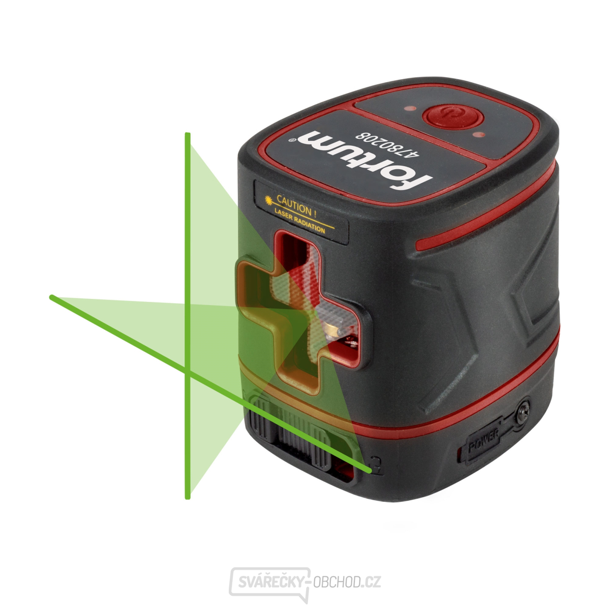 Laser zelený liniový křížový samonivelační