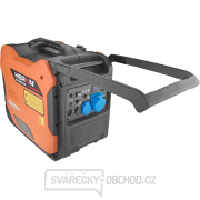 Elektrocentrála digitální invertorová, 5,5kW, elektrický start, podvozek náhled