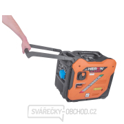 Elektrocentrála digitální invertorová, 5,5kW, elektrický start, podvozek náhled