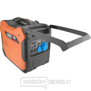 Elektrocentrála digitální invertorová, 5,5kW, elektrický start, podvozek náhled