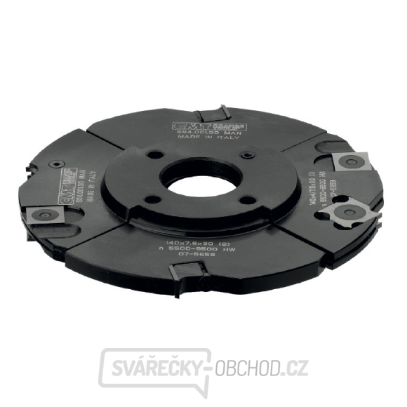 CMT Stavitelná drážkovací fréza 3dílná MAN - D140x4-15 d30 Z4+4 OCEL