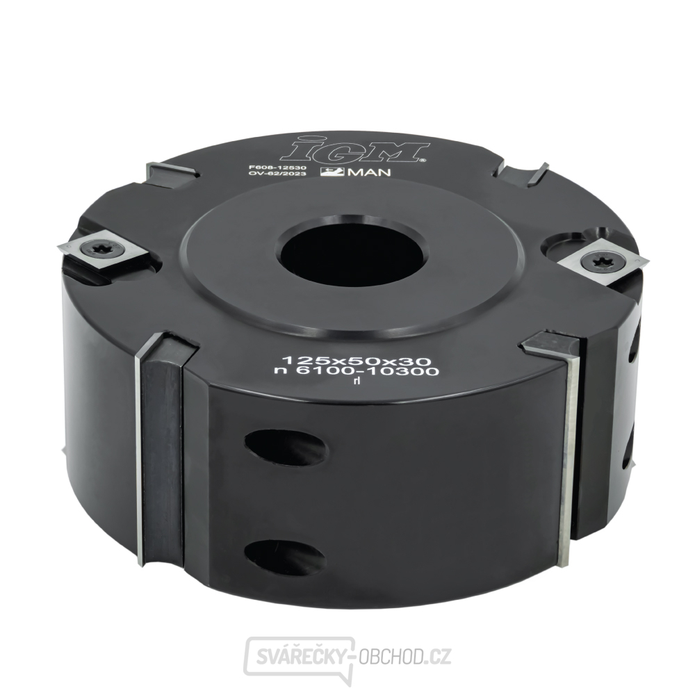 IGM F608 Falcovací fréza s rovnými zuby MAN - D125x50 d30 Z4 V4 ALU