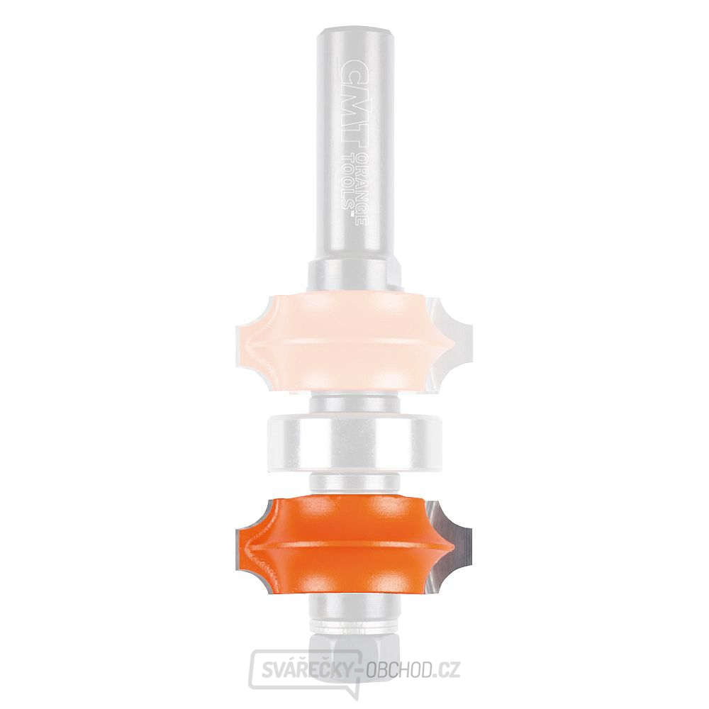 C822 Talířová fréza zaoblovací oboustranná R3+R2 spodní pro C900622, Z2 - D34x8,7 F12