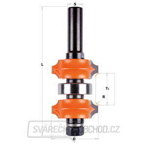 CMT Zaoblovací oboustranná fréza - R2 nebo 3 I11,1-31,75 S=12 HW CMT Zaoblovací oboustranná fréza - R2 nebo 3 I11,1-31,75 S=12 HW gallery main image