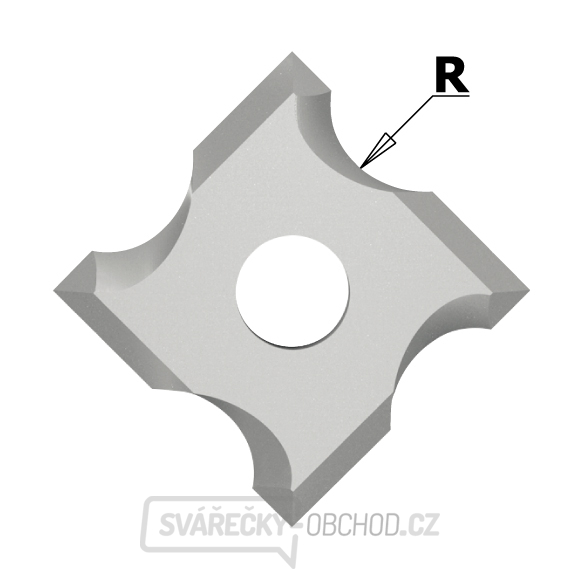 IGM N034 Žiletka tvrdokovová radiusová - R3 mm MDF+
