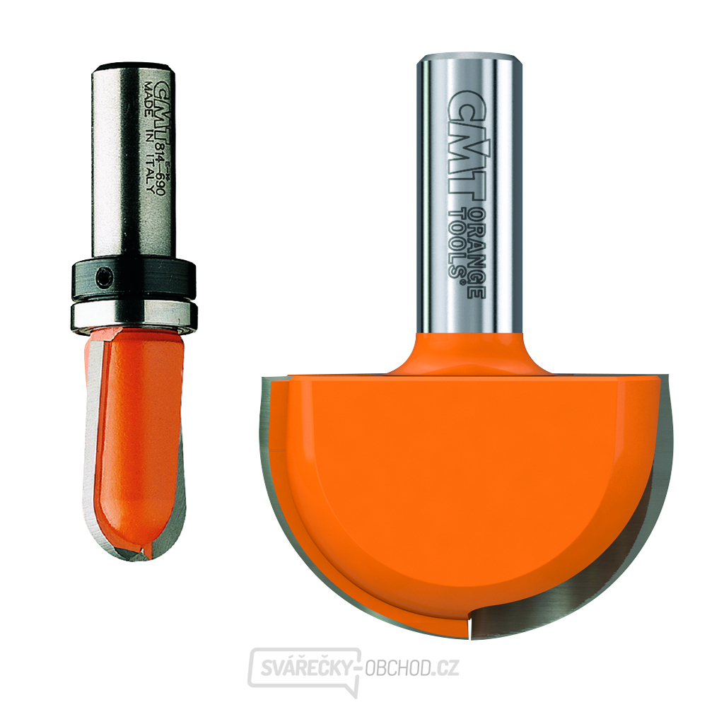 CMT C914B Čelní vypouklá fréza s ložiskem - R8 D15,8x9,5 S=8 HW