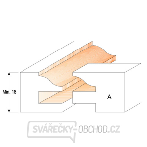 CMT C991 Sada fréz pro rám výplně - D44,4 t18-22 profil C S=12 HW CMT C991 Sada fréz pro rám výplně - D44,4 t18-22 profil C S=12 HW gallery main image