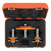 CMT Sada fréz pro rámy a výplně - 3ks profil B+B2 S=12 HW CMT Sada fréz pro rámy a výplně - 3ks profil B+B2 S=12 HW gallery main image