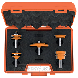 CMT Sada dvířková pro rám a výplň - 5ks profil A S=12 HW CMT Sada dvířková pro rám a výplň - 5ks profil A S=12 HW gallery main image