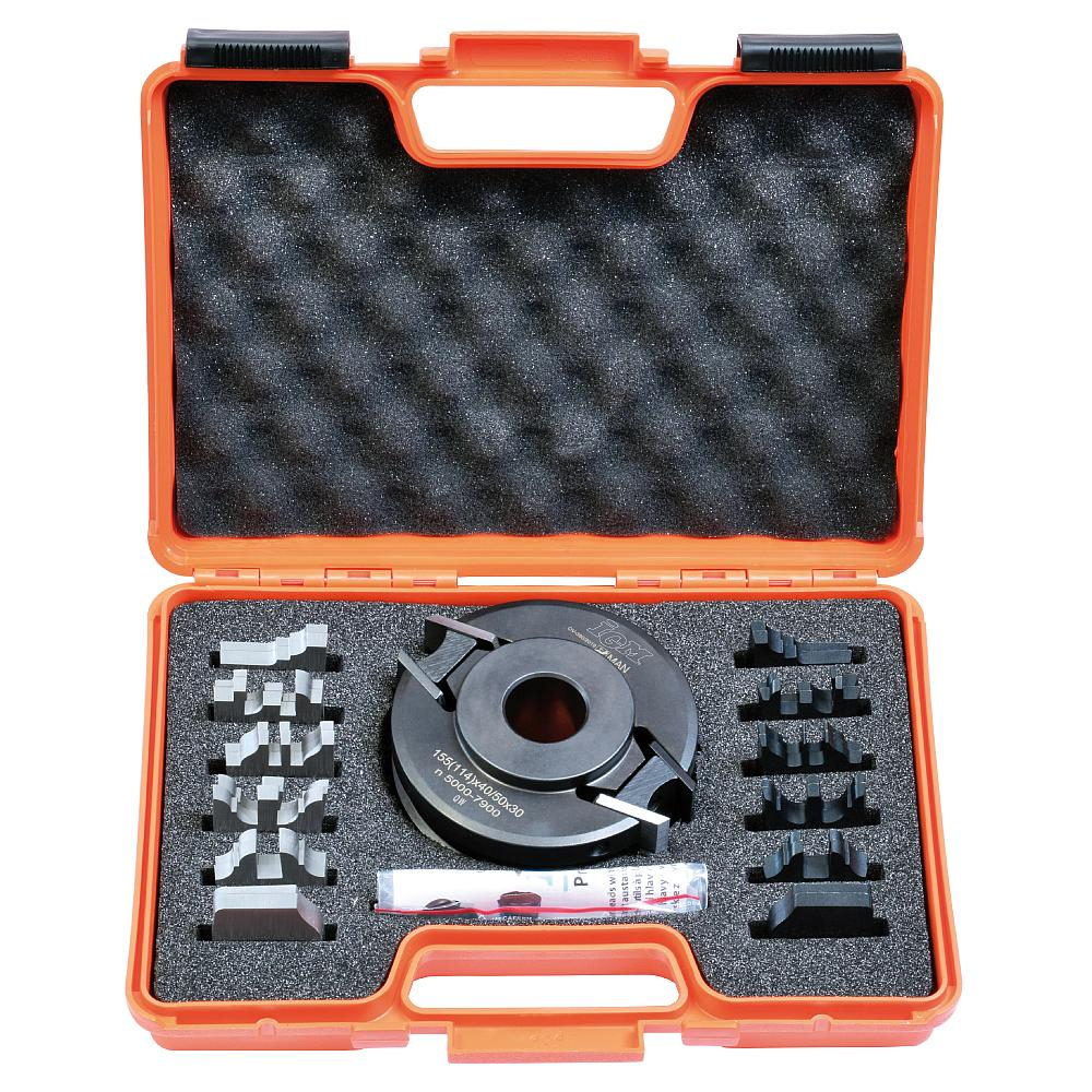 Levně IGM Univerzální frézovací dvířková sada 7 kusová MAN - D120x40-50 d30 OCEL F020-12030S01
