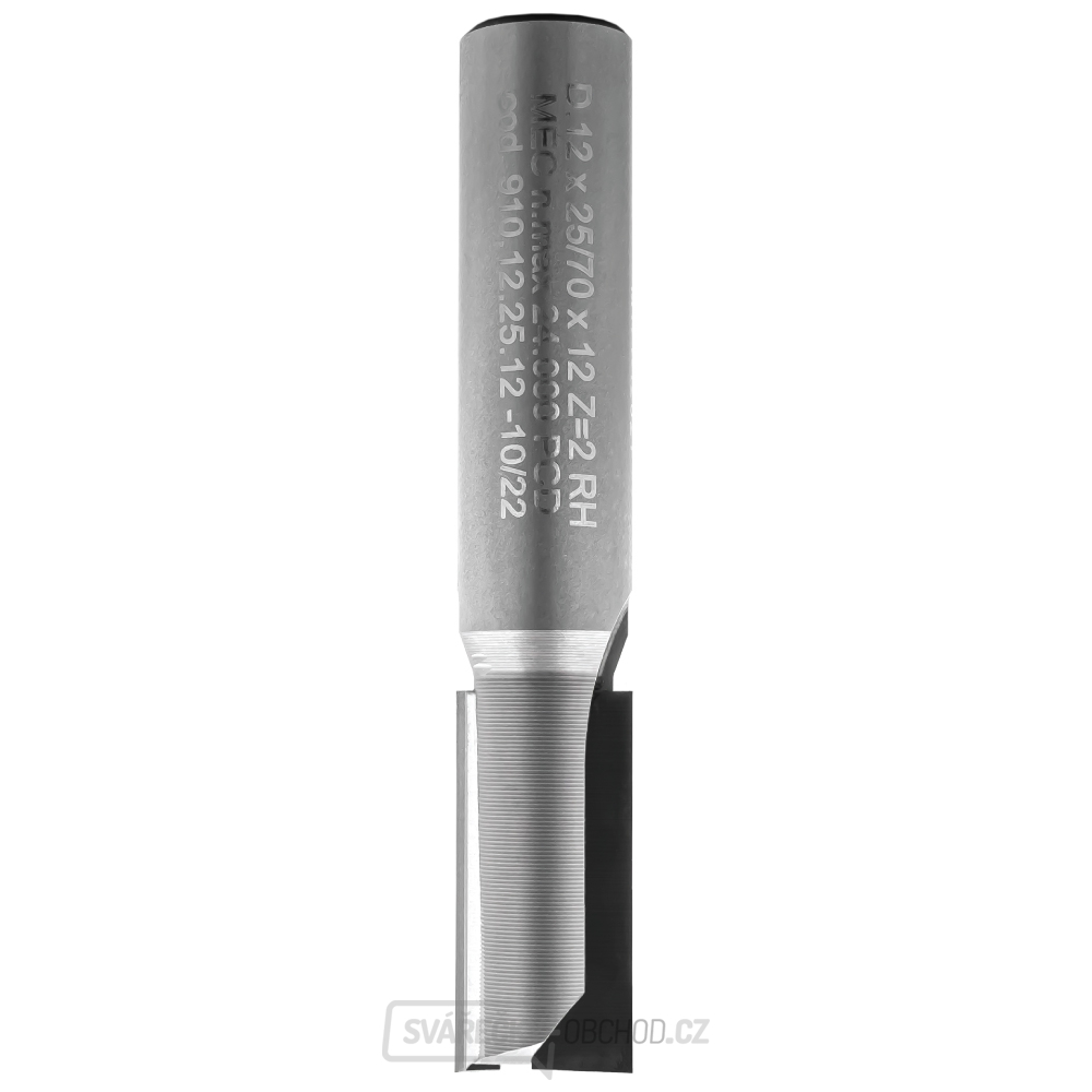 IGM Diamantová fréza s rovným zubem - D12x25 L70 S=12x40 Z2 H3