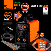 PANTERMAX Pulzní svářecí invertor MMA215Pulse® SET3 (MMA/TIG) Náhled