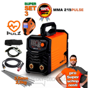 PANTERMAX MMA215pulse invertorová svářečka MMA/TIG SET 3 SUPER SCHOPNOSTI Edice PANTERMAX MMA215pulse invertorová svářečka MMA/TIG SET 3 SUPER SCHOPNOSTI Edice gallery main image