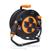 Solight 4z prodlužovací přívod - na bubnu, 25m neopren, 3x 2,5mm2, IP44 Solight 4z prodlužovací přívod - na bubnu, 25m neopren, 3x 2,5mm2, IP44 gallery main image