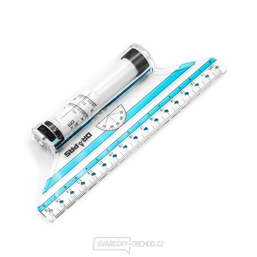 Japonské multifunkční rolovací pravítko DRAPAS - 160 mm