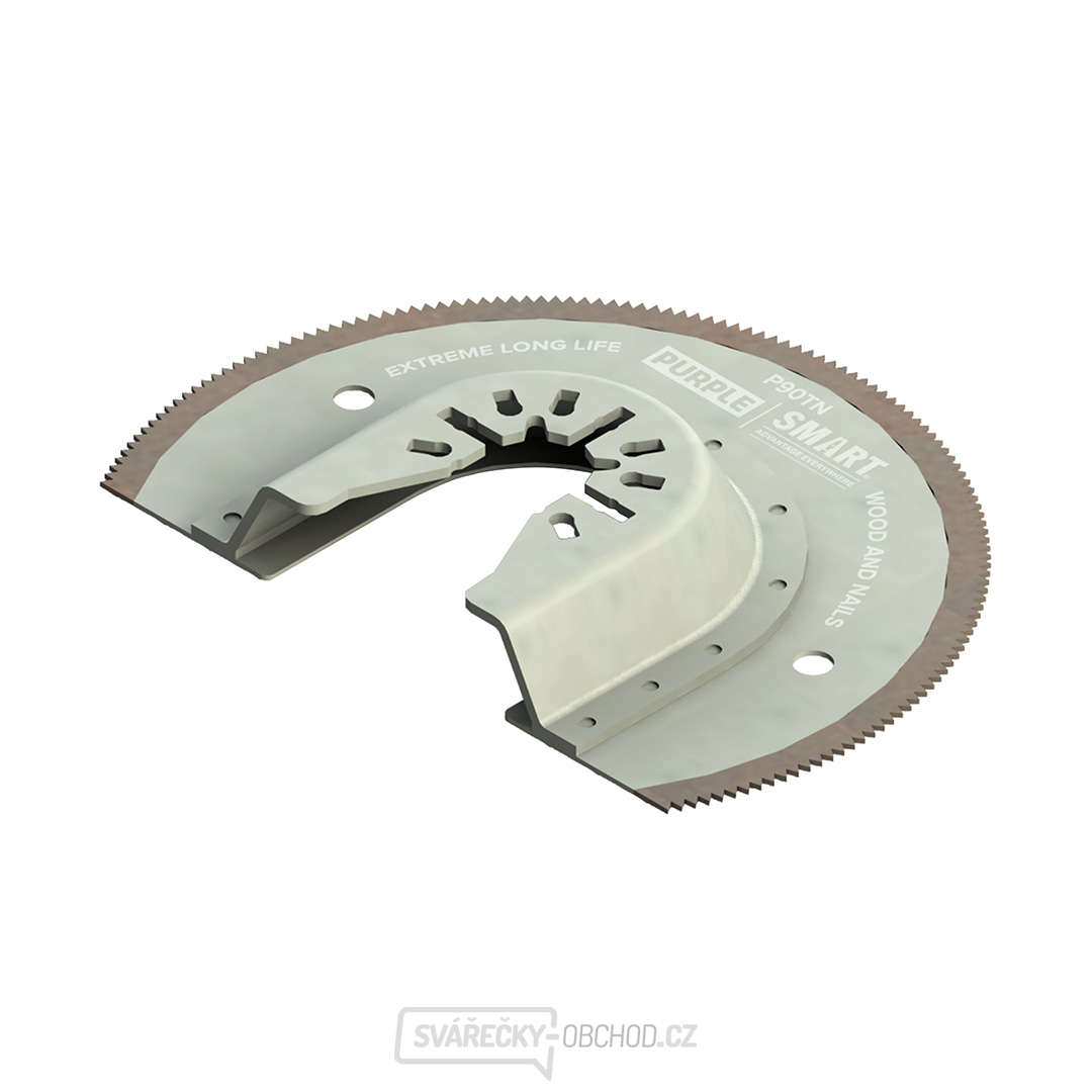 Segmentový pilový kotouč SMART ULTIMATE s titanovou čepelí na dřevo a neželezný kov, 90 mm - 1 kus