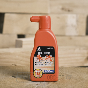 Náhradní inkoust SHINWA do japonské brnkačky - 200 ml - červený gallery main image