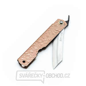 Japonský zavírací nůž Higonokami NAGAO z oceli Yasuki s měděnou rukojetí - 73 mm Japonský zavírací nůž Higonokami NAGAO z oceli Yasuki s měděnou rukojetí - 73 mm gallery main image