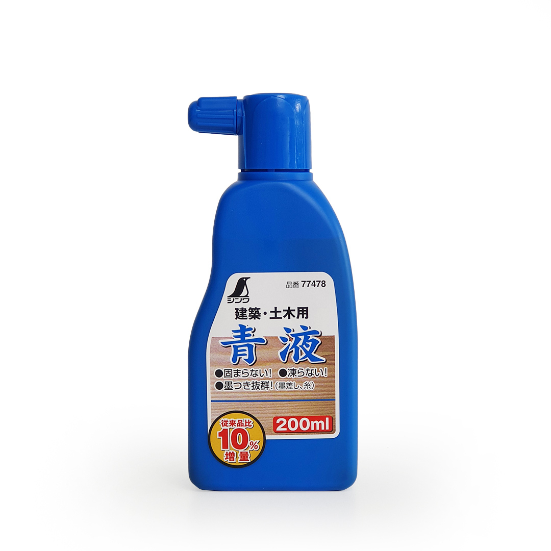Levně Náhradní inkoust SHINWA do japonské brnkačky - 200 ml - modrý 5394