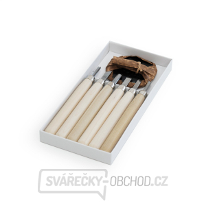 Sada řezbářských mini-dlát MARUICHI L-6 s dřevěnou rukojetí - 6 kusů Sada řezbářských mini-dlát MARUICHI L-6 s dřevěnou rukojetí - 6 kusů gallery main image