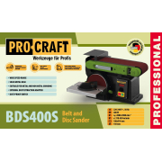 Kombinovaná pásová a kotoučová bruska Procraft BDS400S | BDS400S náhled