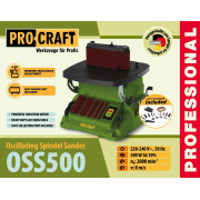 Vřetenová a pásová bruska Procraft OSS500 | OSS500 náhled