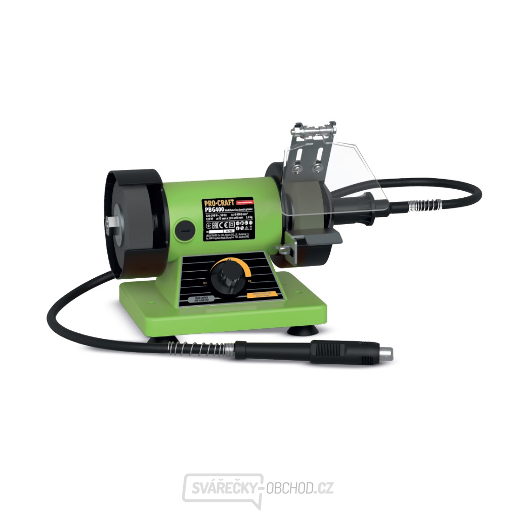 Dvoukotoučová bruska s přímou bruskou Procraft PBG400 | PBG400