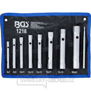 Sada trubkových klíčů BGS 1218 | 6 x 7 - 20 x 22 mm | 9dílná Sada trubkových klíčů BGS 1218 | 6 x 7 - 20 x 22 mm | 9dílná gallery main image