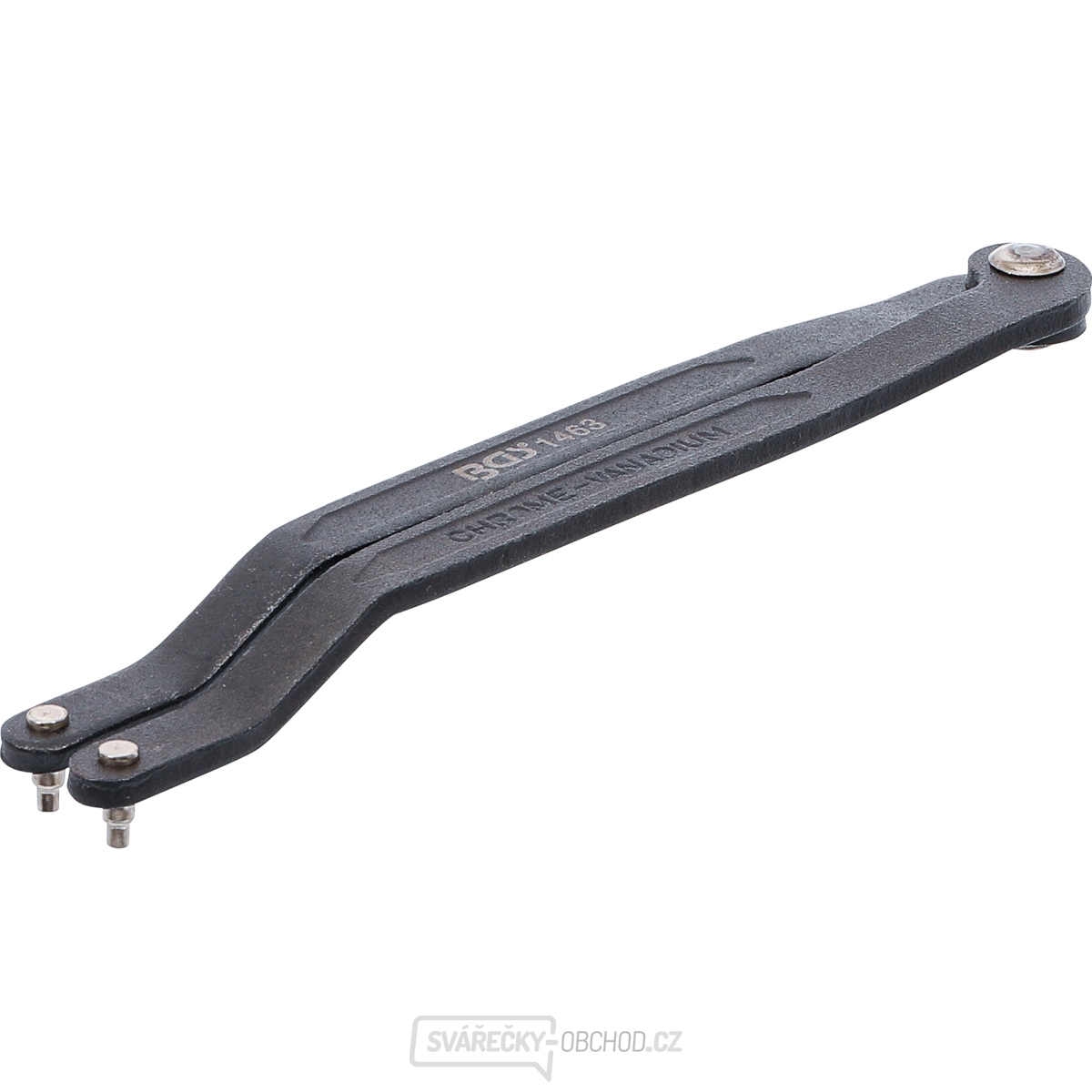 Klíč s čepy na čelní otvory BGS 1463 | stavitelný | 180 mm