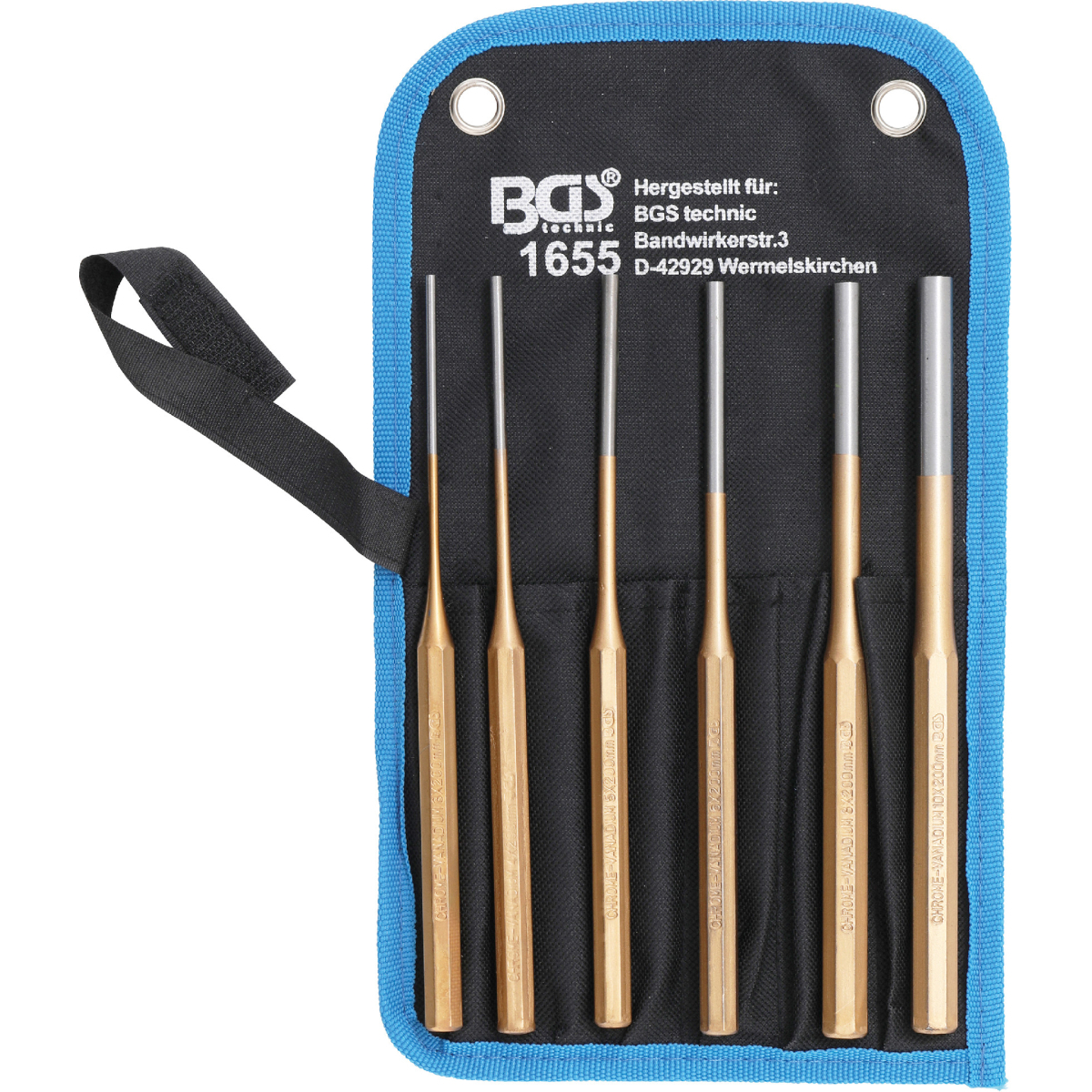 Sada vyrážečů závlaček BGS 1655 | 200 mm | 3 - 10 mm | 6dílná BGS1655