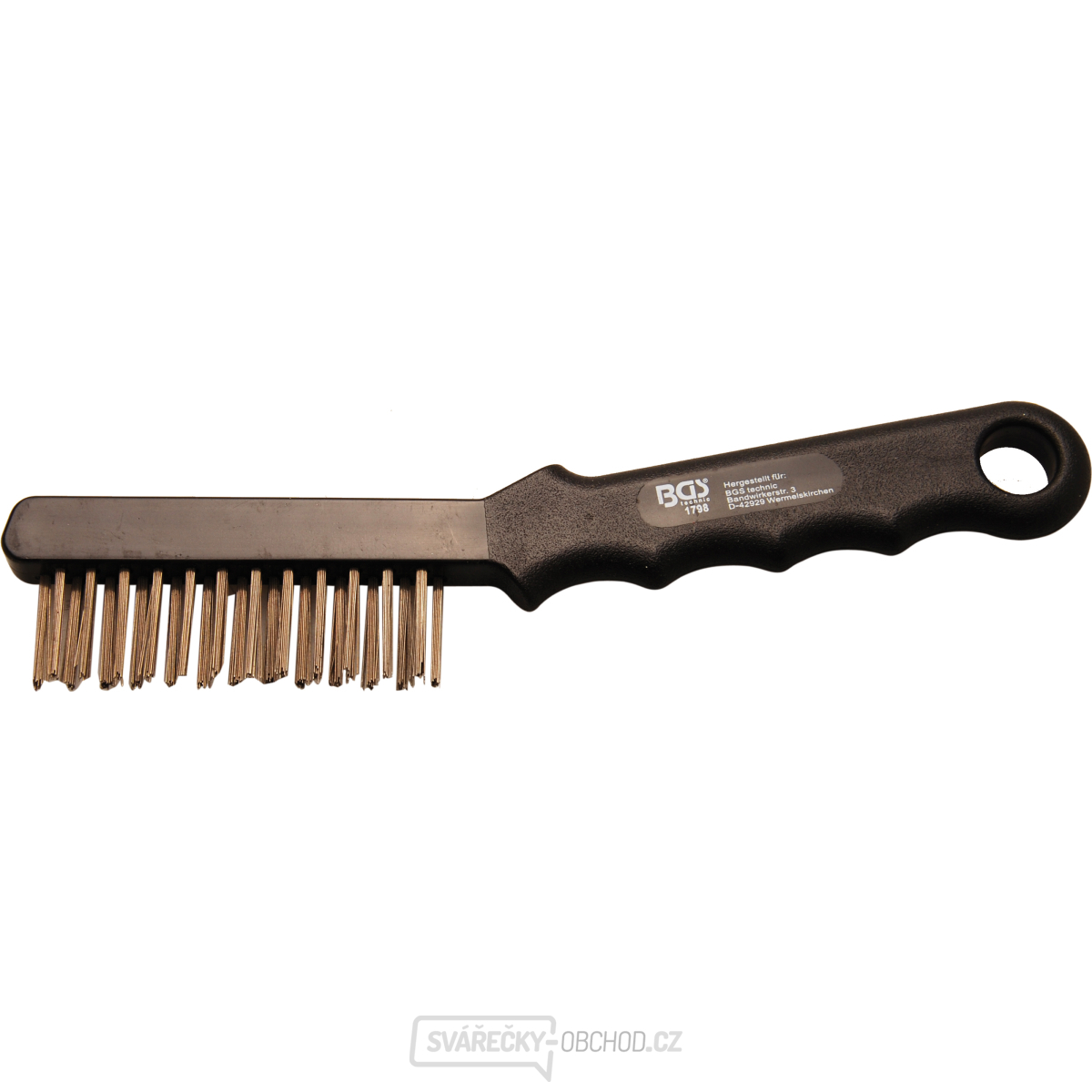 Kartáč na brzdové třmeny kotoučových brzd BGS 1798 | ocelový drátěný | 220 mm