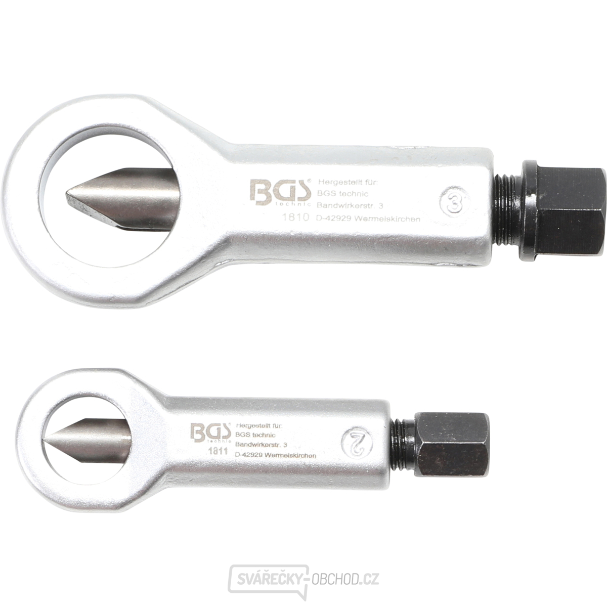 Sada trháků matic BGS 1812 | 12 - 16 mm / 16 - 22 mm | 2dílná