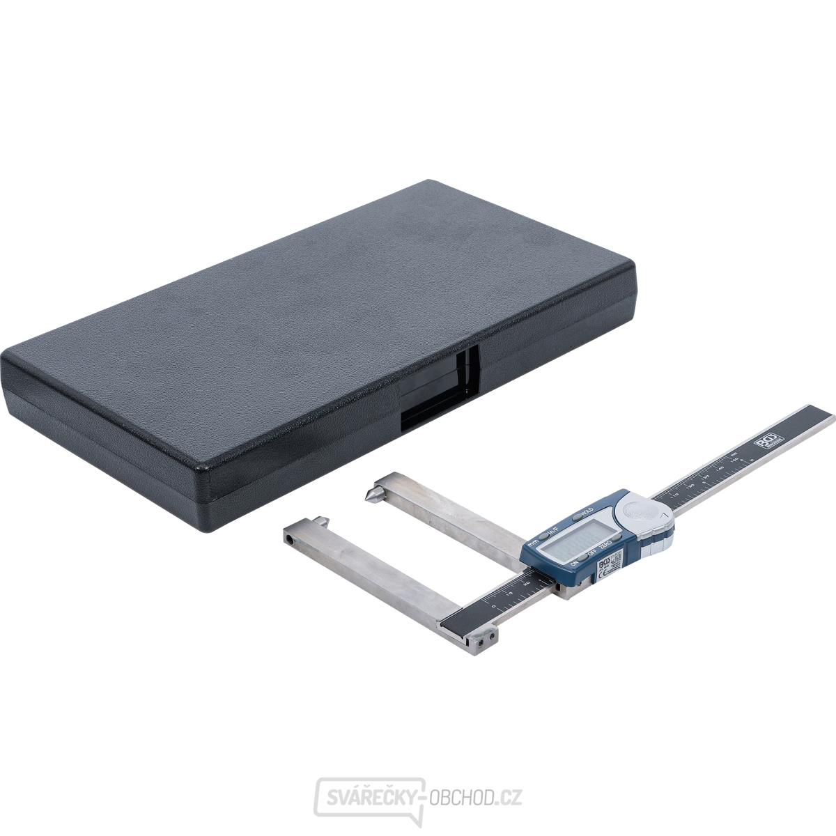 Digitální posuvné měřítko na měření tloušťky brzdových kotoučů BGS 1943 | 140 mm