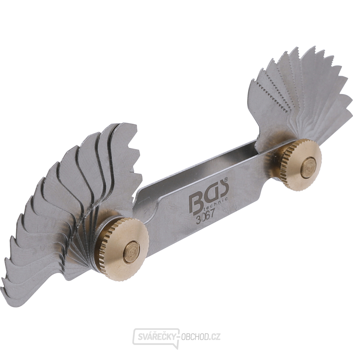 Závitové měrky BGS 3067 | 24 plátků | metrické 0,25 - 6,00 mm