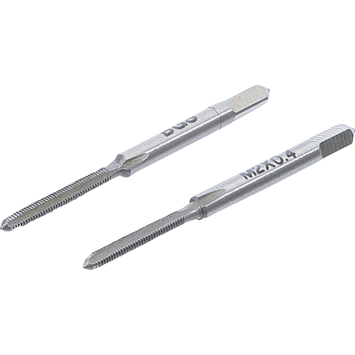 Sada závitníků | předřezávací a dokončovací závitník BGS 1900-M2X0.4-B | M2 x 0,4 | 2dílná BGS1900-M2X0.4-B