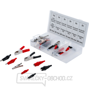 Sada svorek krokodýl BGS 8138 | 28dílná Sada svorek krokodýl BGS 8138 | 28dílná gallery main image