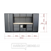 AKČNÍ SET Sestava 8 ks dílenského nábytku SET-CA01071 s dřevěnou pracovní deskou MB-TGW80 AKČNÍ SET Sestava 8 ks dílenského nábytku SET-CA01071 s dřevěnou pracovní deskou MB-TGW80 náhled
